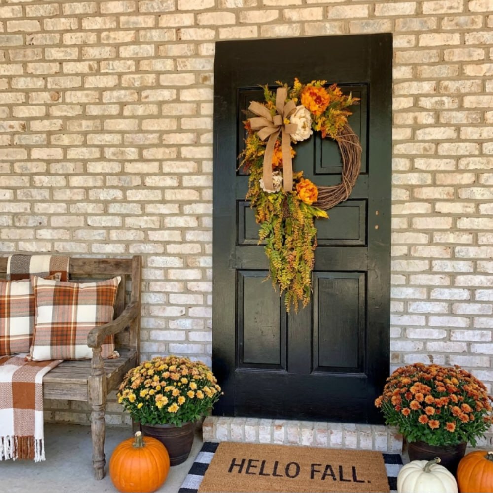 Fall Wreath For Front Door