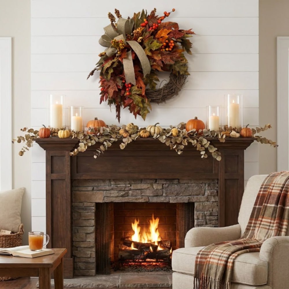 Fall Wreath for Front Door