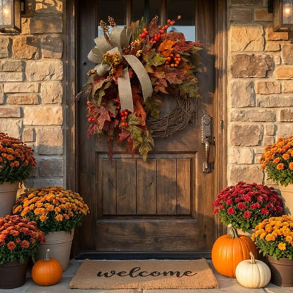 Fall Wreath for Front Door