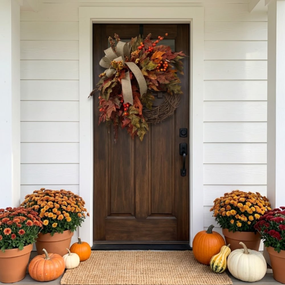 Fall Wreath for Front Door