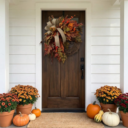 Fall Wreath for Front Door