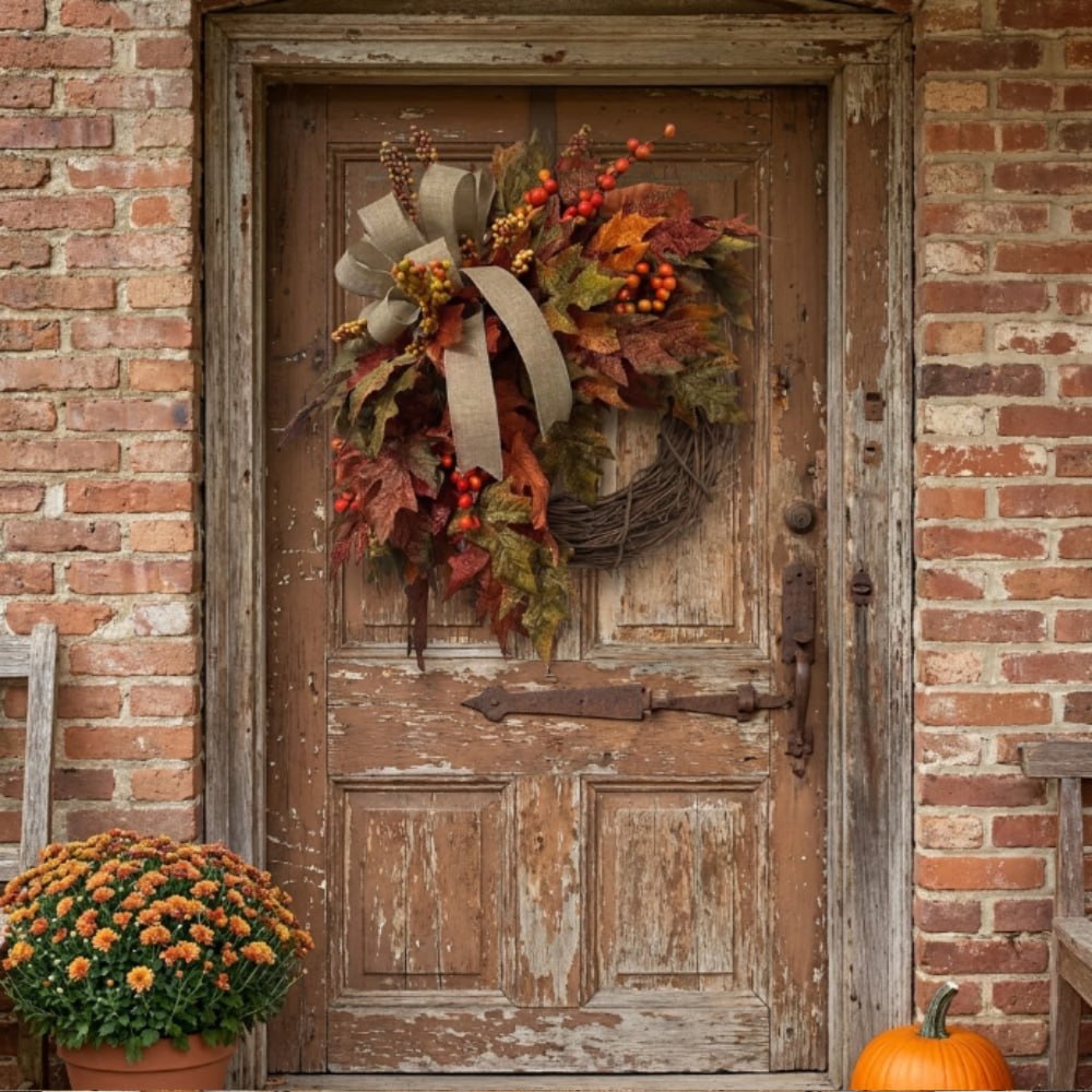 Fall Wreath for Front Door