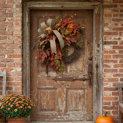 Fall Wreath for Front Door