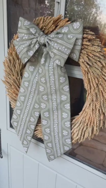 Celeste Fern Wreath Bow