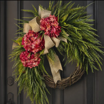 Fall Hydrangea Wreath