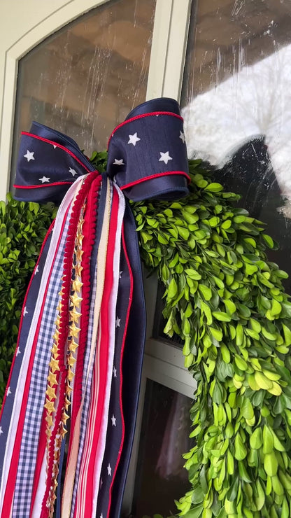 Old Glory Wreath Ribbon