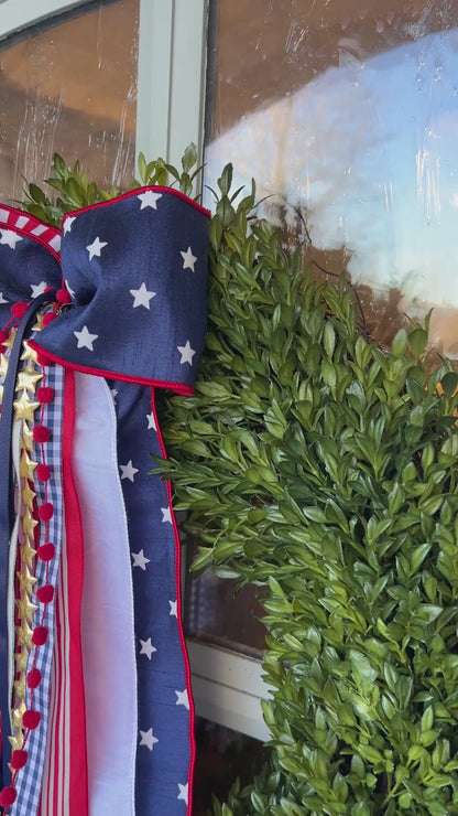 Old Glory Wreath Ribbon