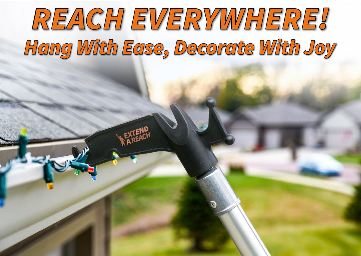 Extend-A-Reach Telescopic Extension Pole with Utility Hook