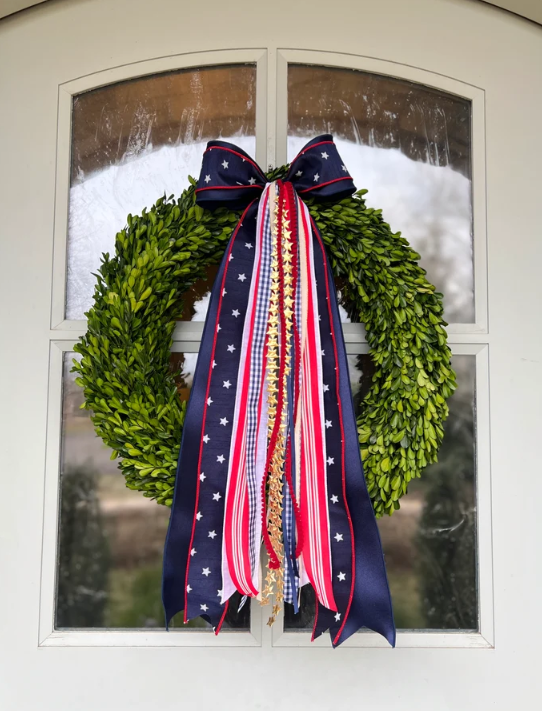 Old Glory Wreath Ribbon