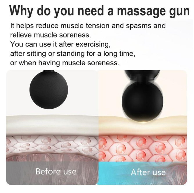 USB Rechargeable Handheld Electric Massager