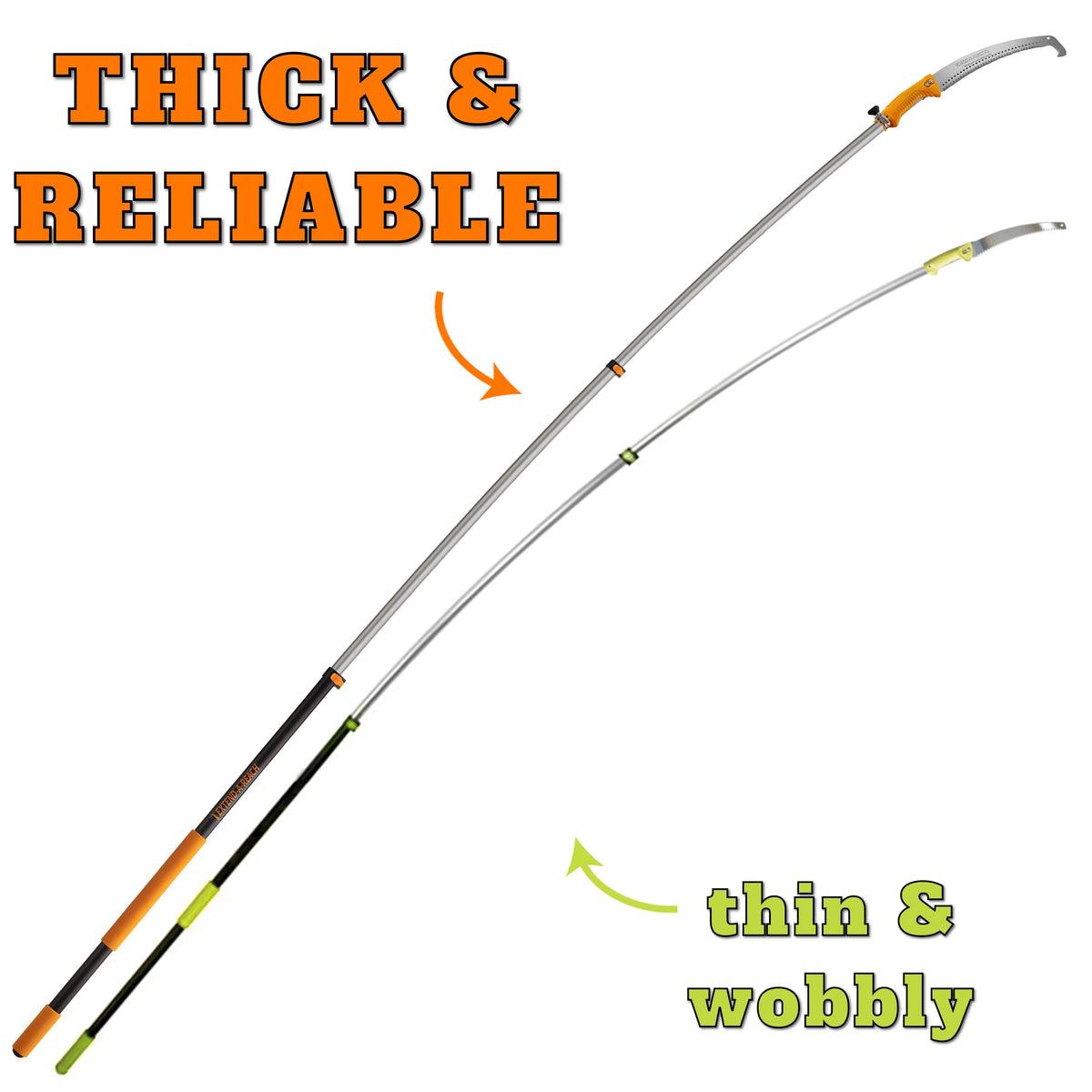 Extend-A-Reach Manual Pole Saws for Tree Trimming