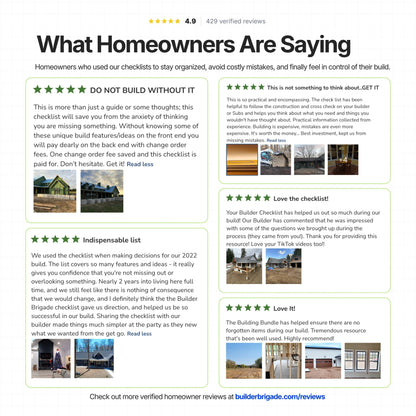 [Workbook] The Ultimate Home Building Checklist