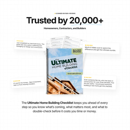 [Workbook] The Ultimate Home Building Checklist